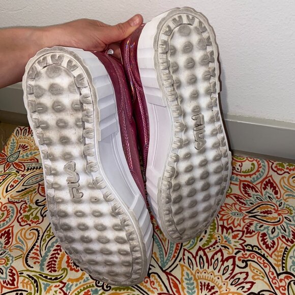 FILA holographic pink sneakers - platform - Picture 8 of 9